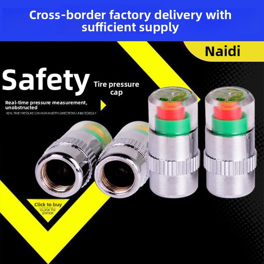 Car tire pressure detection cap
