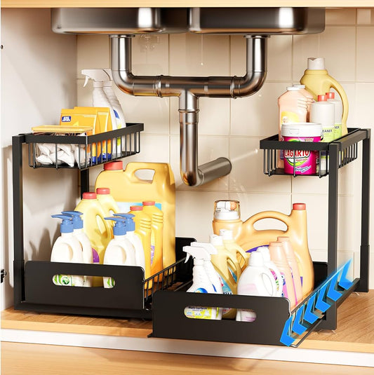 Expandable Under Sink Storage Organizer