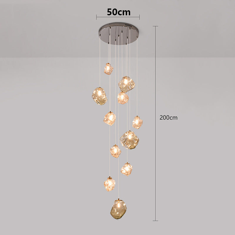 Pendant light elegant ceiling fixture full view