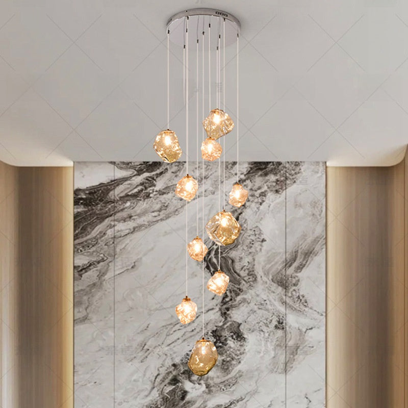 Pendant light 11-head configuration overview