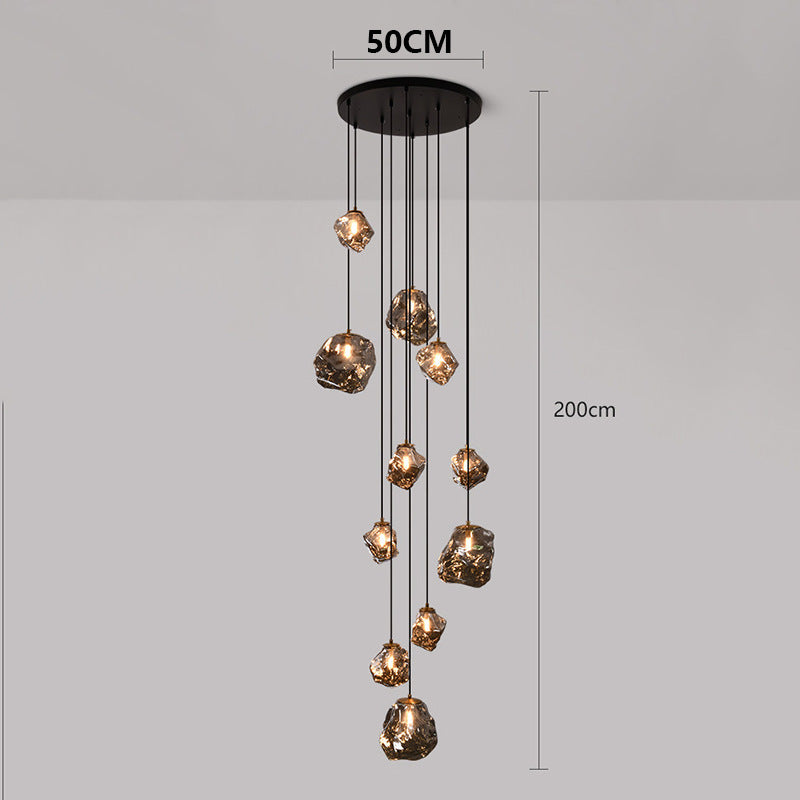 Adjustable multi-head pendant light full product display