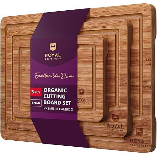 Wooden Cutting Board XL – 17"x13" Extra Large with Juice Groove