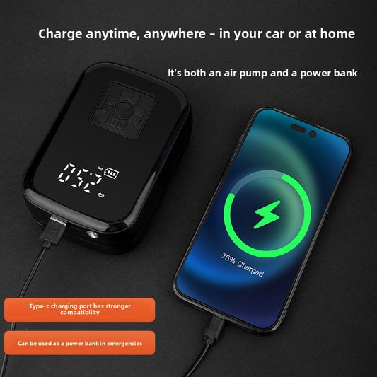 Portable Car Air Pump with Digital Display