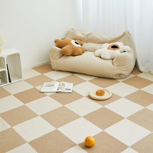 Peel & Stick Floor Tiles – Checkerboard Self-Adhesive Carpet Tiles
