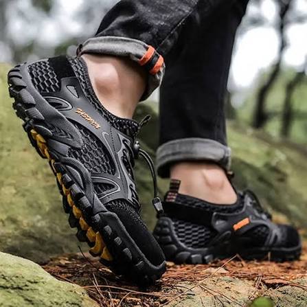 Men's Water Trail Shoes – Quick-Dry Aqua Outdoor Sneakers