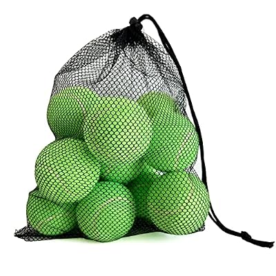 Tennis Balls in Mesh Bag – Pack of 12 Practice Balls